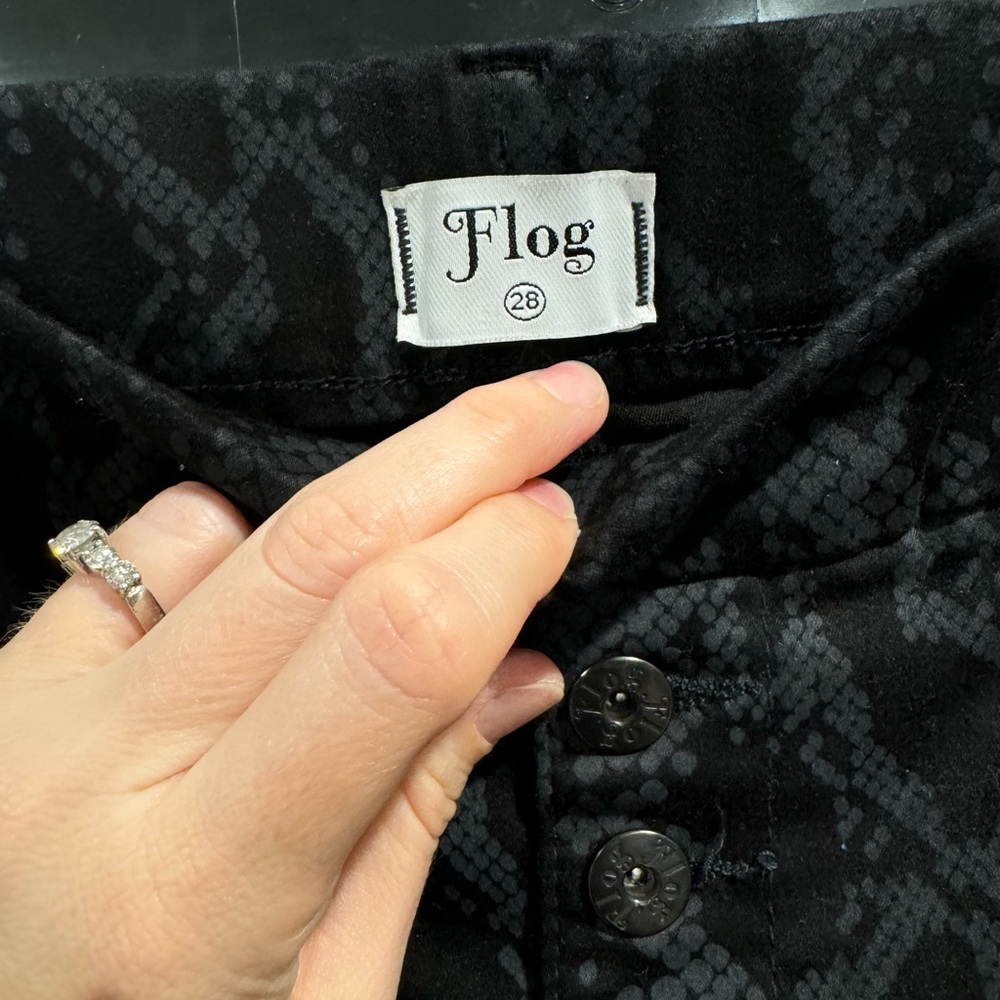 Bevy Flog Black Python Liron Pants - image 6